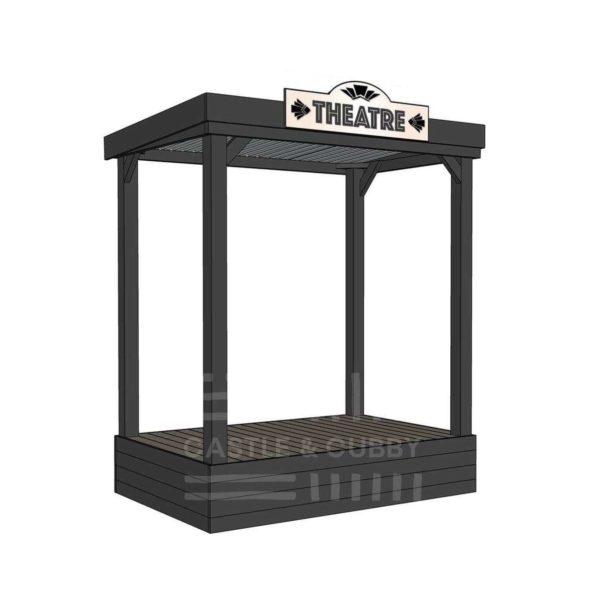 Timber Stage Random Pattern Outdoor Timber Stages | Built for Drama Play at Schools and Home ...