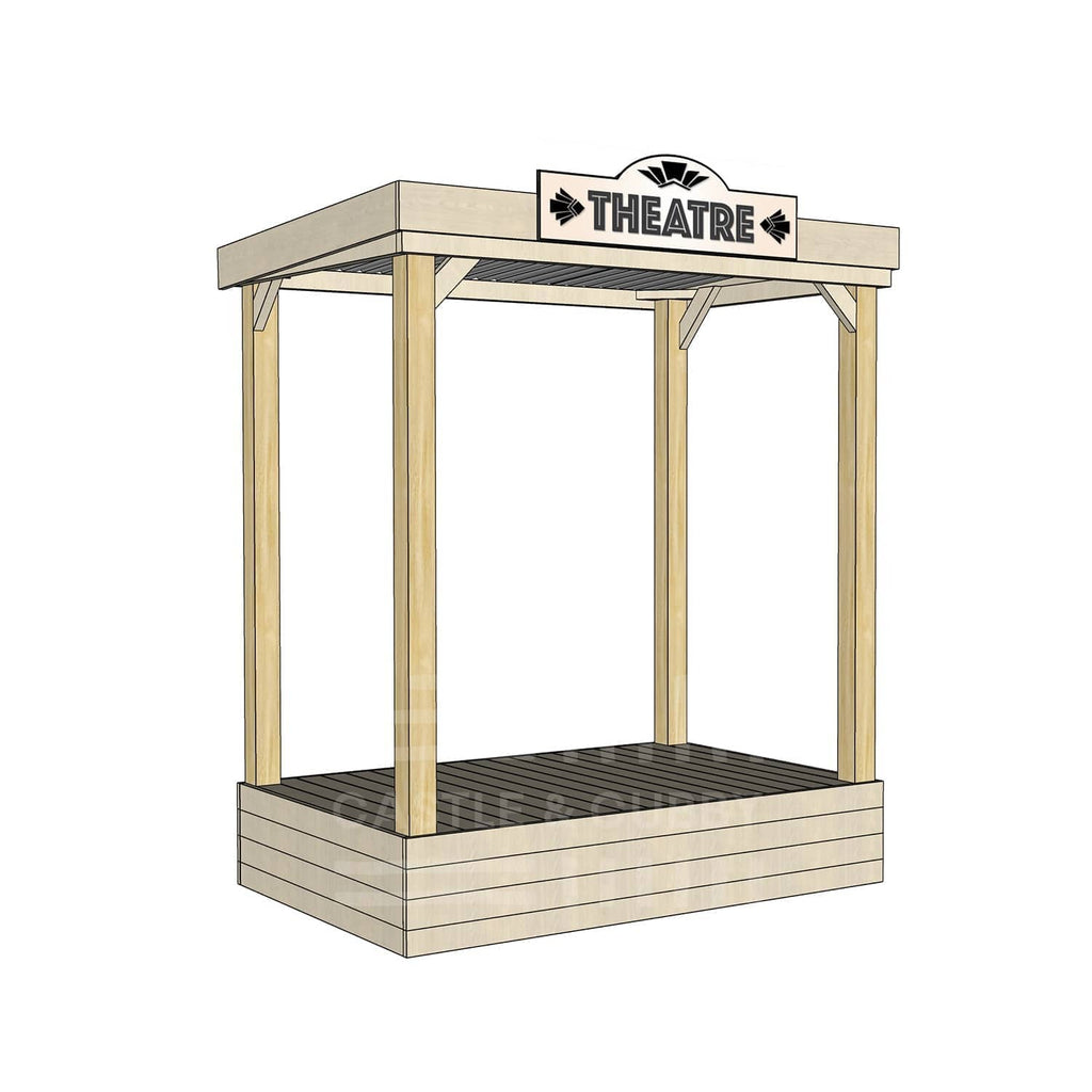 Timber Stage Random Pattern Outdoor Timber Stages | Built for Drama Play at Schools and Home ...