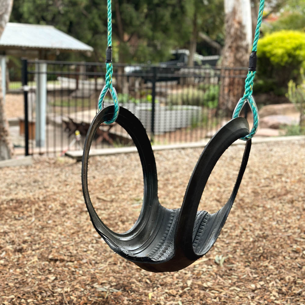 Type swing for timber swing sets. Made in Australias for Early Learning &amp; Primary School settings