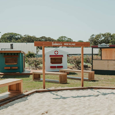 Cubby House Village 'Welcome' Entry Sign for Educational Play Spaces ...