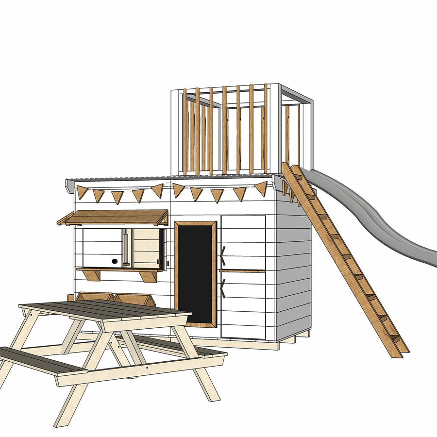 The 'Wilde and Blue' Fort Top Cubby Package