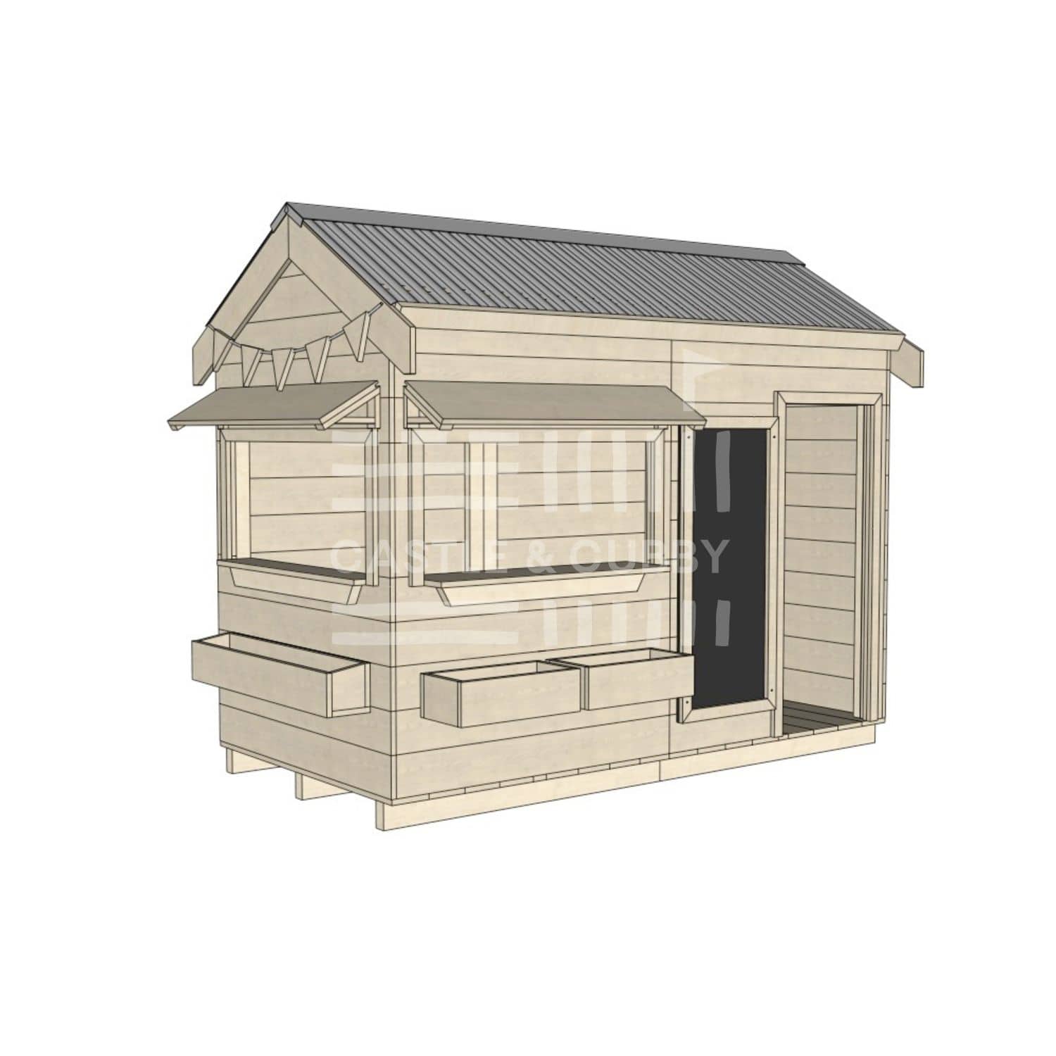 Layout diagam for commercial cubby house