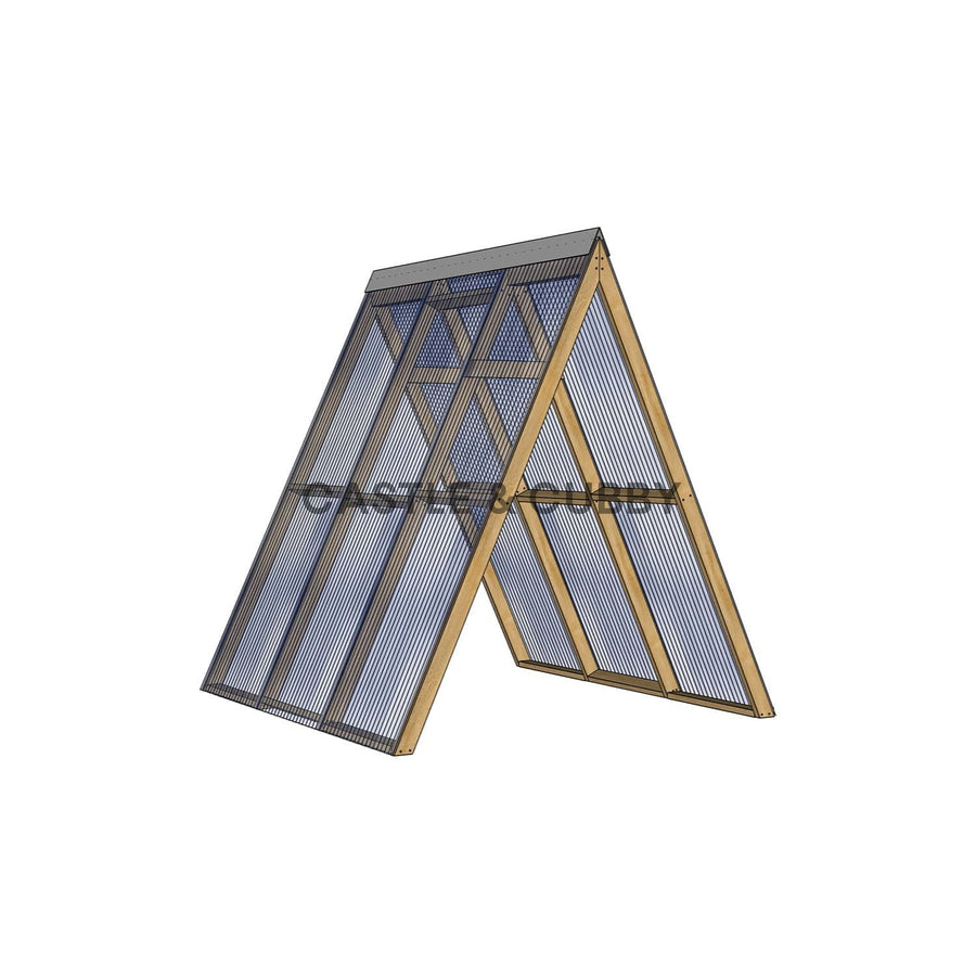 Open A-Frame Cubby House