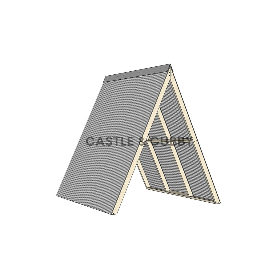Open A-Frame Cubby House