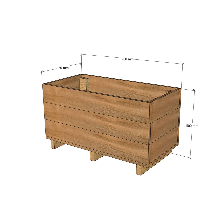 Australian Hardwood Timber Planter Boxes for the garden or indoors