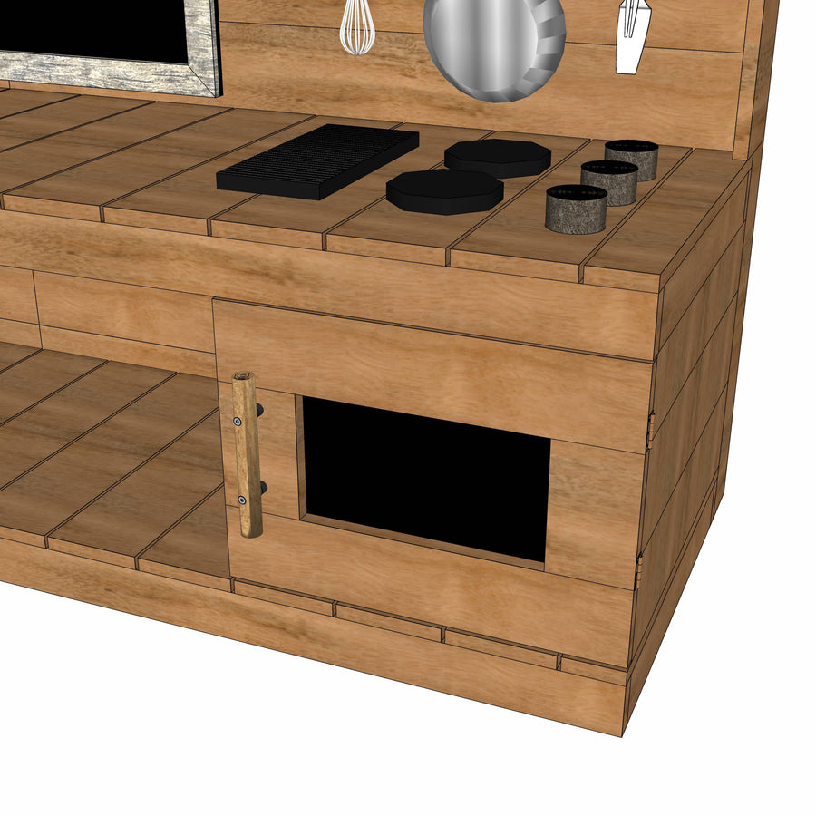 Mud Kitchen Oven Door Handle