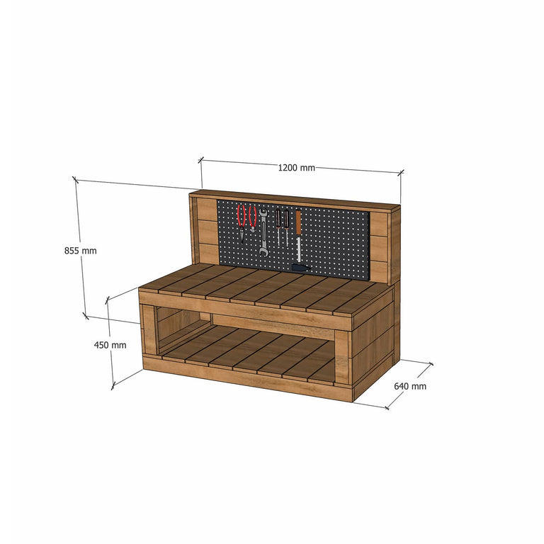 Kids' Hardwood Workbenches - Pretend play with Castle & Cubby – Castle ...