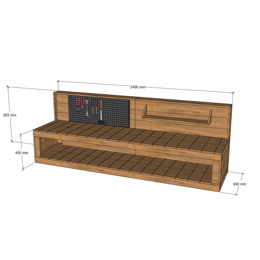 Kids' Hardwood Workbenches - Pretend play with Castle & Cubby – Castle ...