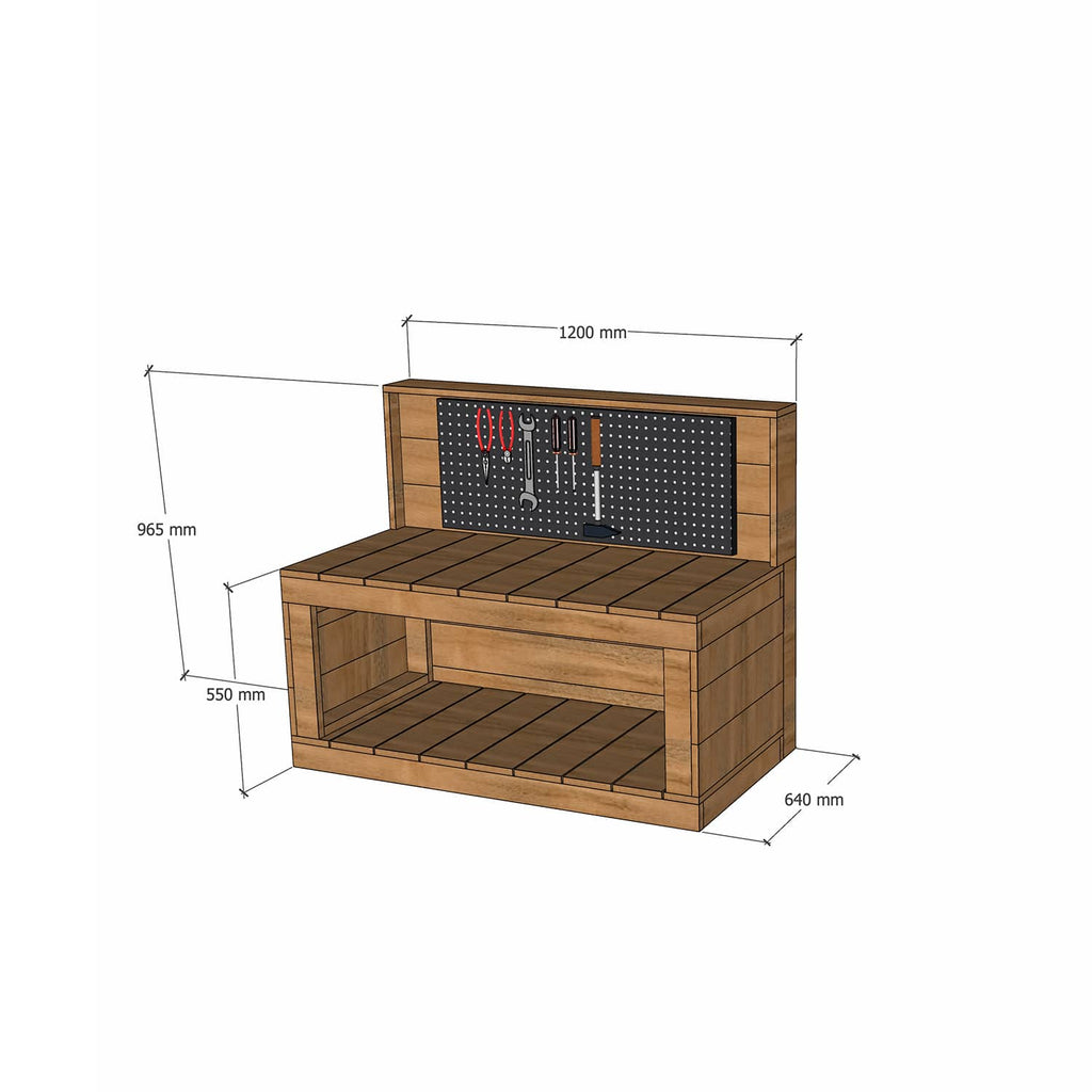 Kids' Hardwood Workbenches - Pretend play with Castle & Cubby – Castle ...