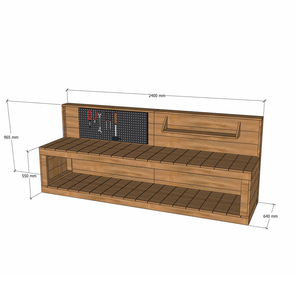 Kids' Hardwood Workbenches - Pretend play with Castle & Cubby – Castle ...