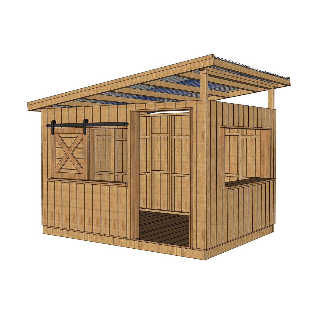 Temple Farmhouse Cubby | A Dream Wooden Cubby House – Castle and Cubby